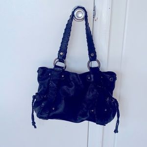 Authentic Kooba leather hobo bag in black